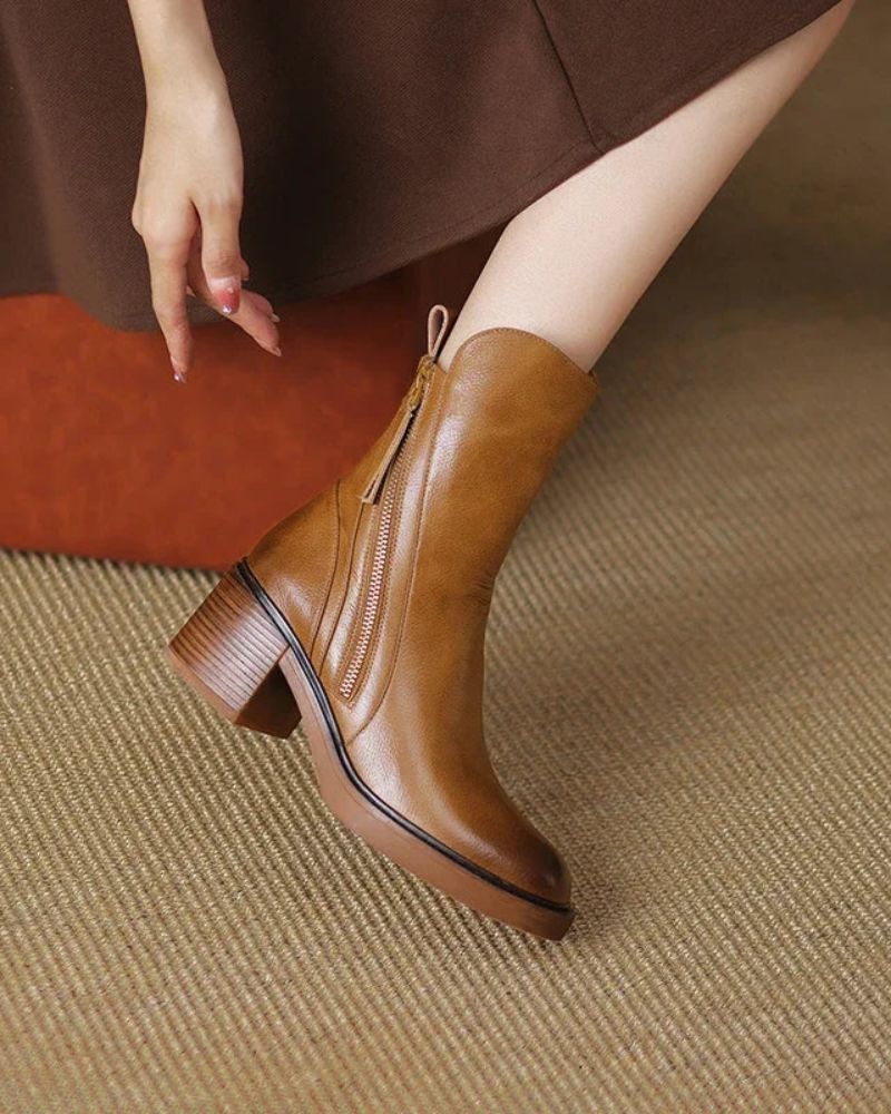 LARDEL – Botines de cuero elegantes