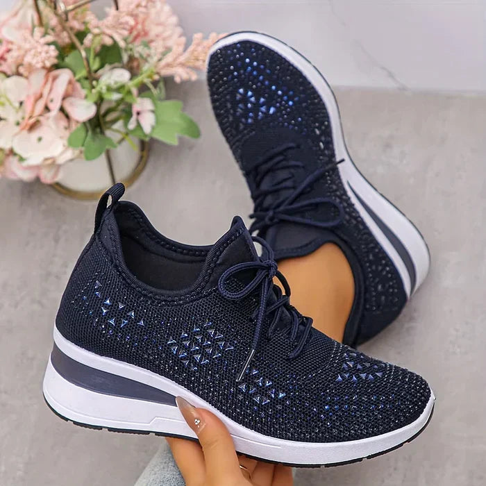 Giselle – Zapatillas ortopédicas con strass brillantes