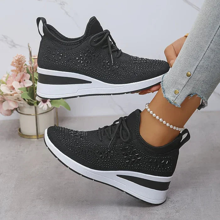 Giselle – Zapatillas ortopédicas con strass brillantes